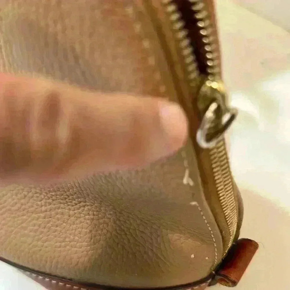 DOONEY & BOURKE Pebbled Grain Zip Zip Satchel Pre-Owned - Picture 4 of 16